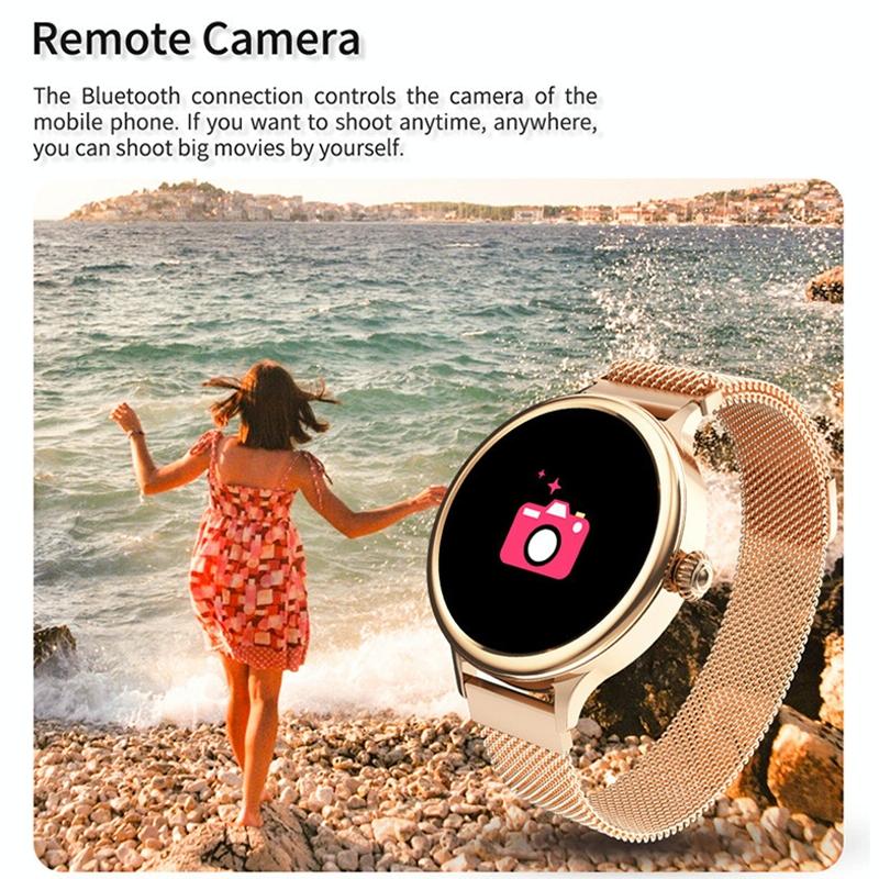 Waterproof Women Menstrual Cycle Smart Watch Gold 6
