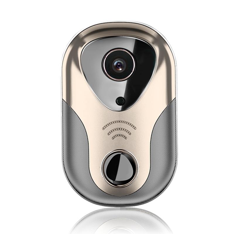 Smart Wifi Doorbell With Hd Intercom Night Vision & Micro Sd Support - Gold 3