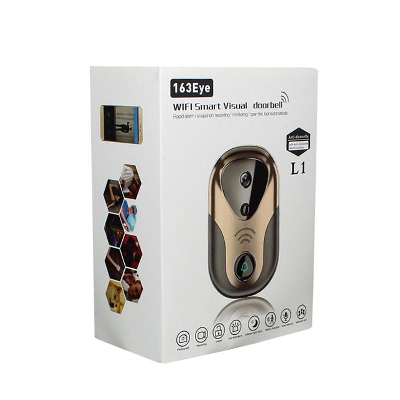 Smart Wifi Doorbell With Hd Intercom Night Vision & Micro Sd Support - Gold 9