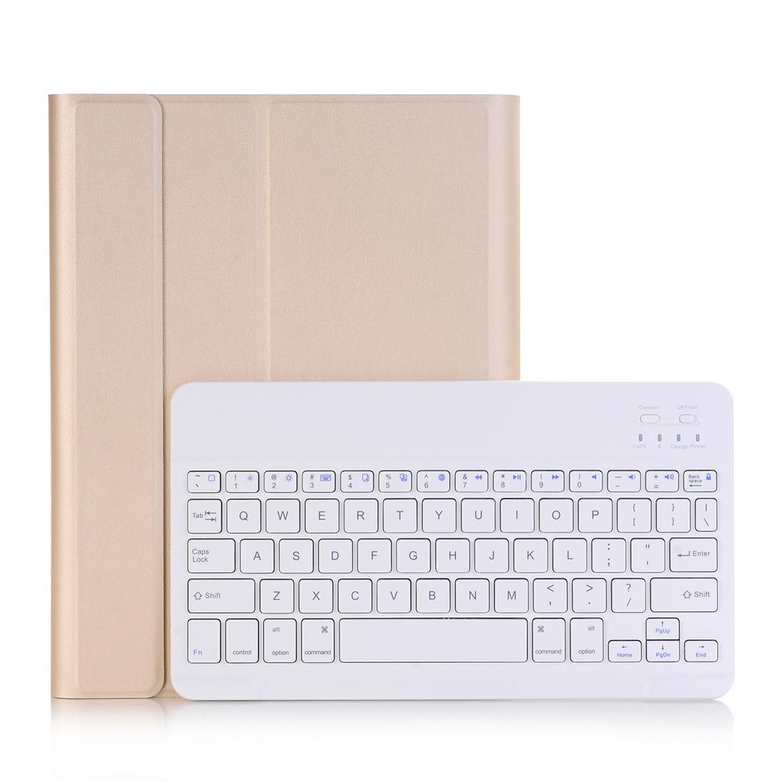 Universal Ultra-Thin Tablet Case With Bluetooth Keyboard For Ipad 4 / 3 / 2 - Horizontal Flip - Gold 7