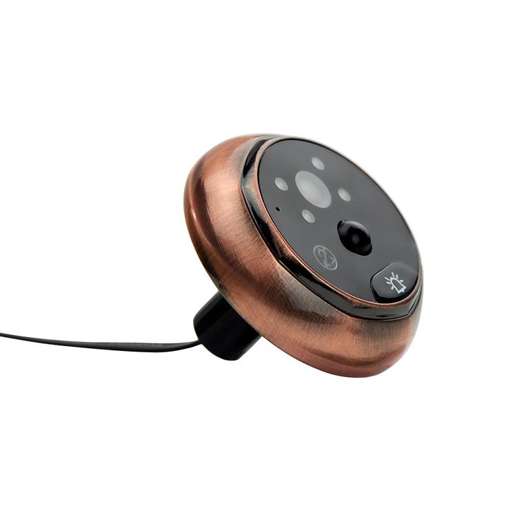 Smart Doorbell With 4.3 Tft Screen 3.0Mp Camera Night Vision Motion Detection And 32Gb Tf Card Support - Gold 6
