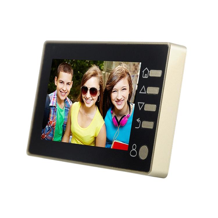 Smart Doorbell With 4.3 Tft Screen 3.0Mp Camera Night Vision Motion Detection And 32Gb Tf Card Support - Gold 12
