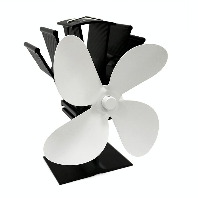 Eco-friendly Heat Powered Stove Fan for Wood / Gas / Pellet Stoves - Gold 10