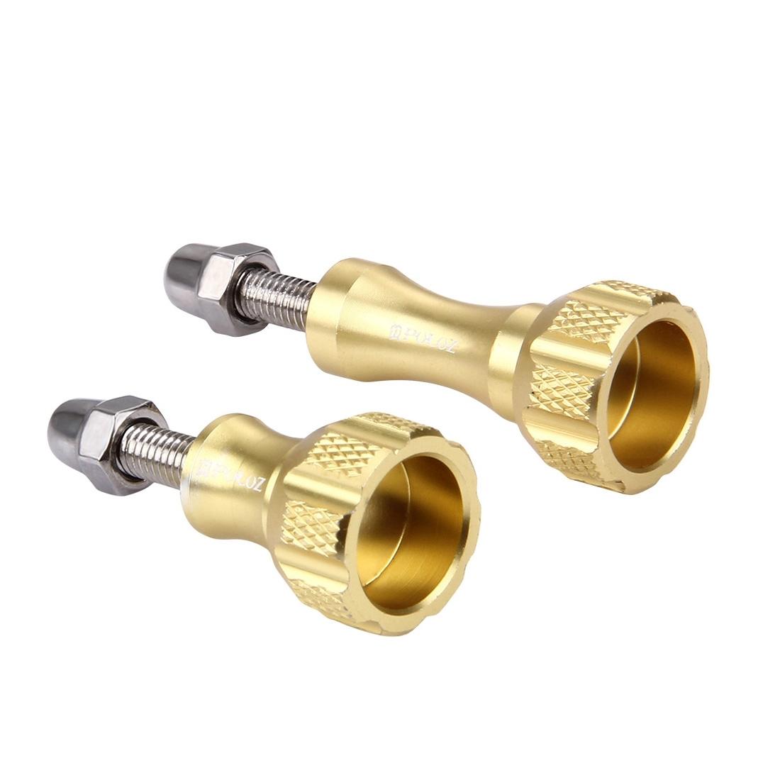 Aluminum Thumb Knob Set for Gopro Insta360 Dji Action Cameras - Gold 5