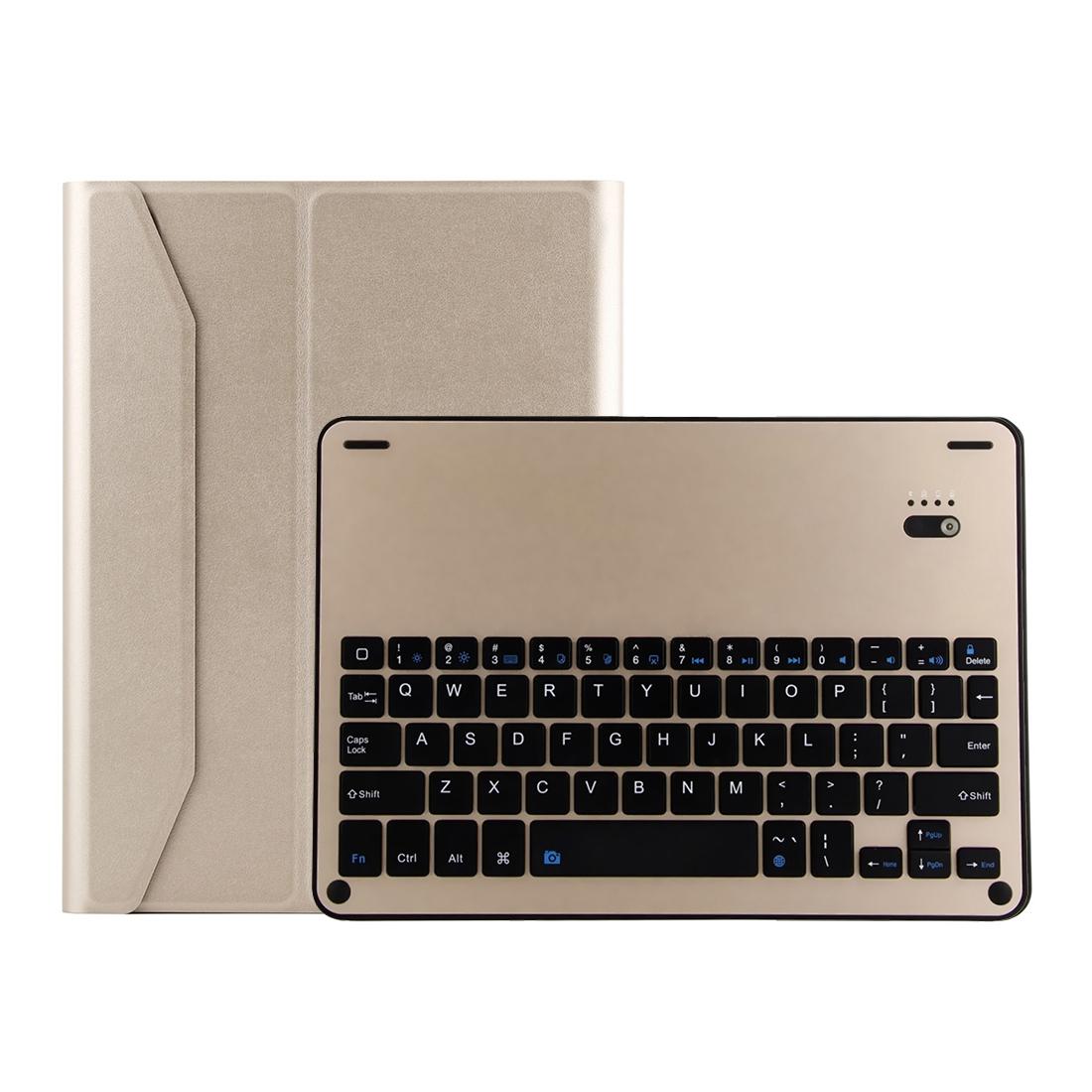 Bluetooth Keyboard & Leather Tablet Case For Ipad Air / Pro 9.7 - Detachable Water Repellent Magnetic Sleep Function 3-Gear Angle Adjustment Pen Slot - Gold 8