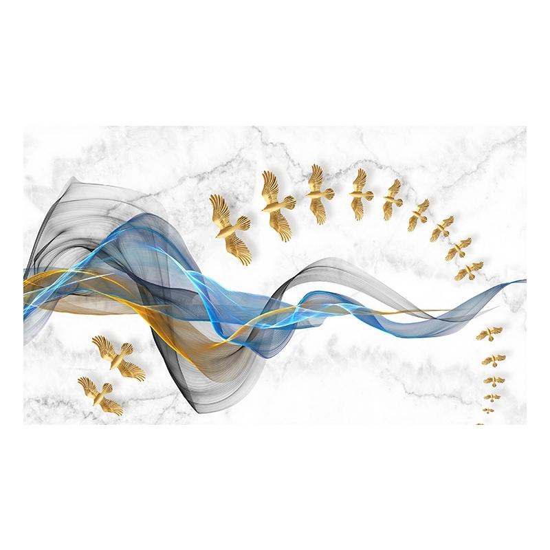 52 Inch Dust-proof Tv Cover for Household - Birds And Flowers 12