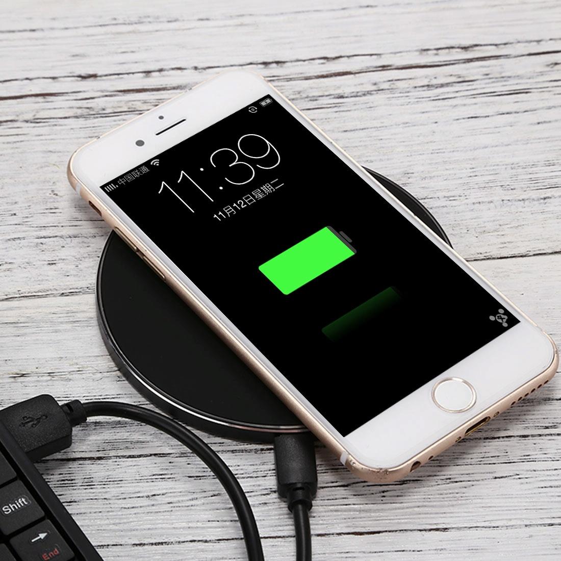 Quick Charge Wireless Charger With Led Indicator - Gold 6