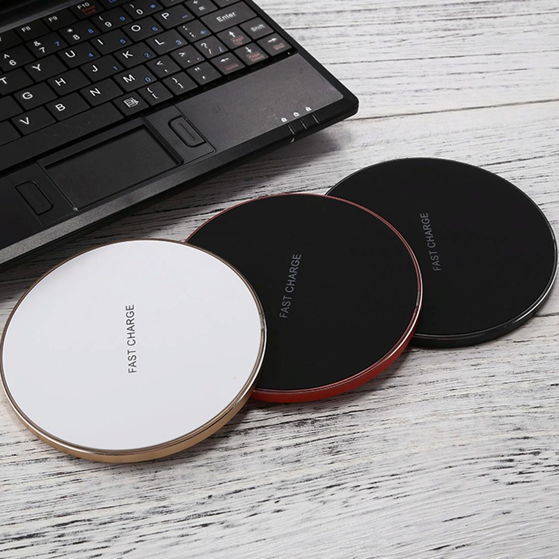 Quick Charge Wireless Charger With Led Indicator - Gold 7