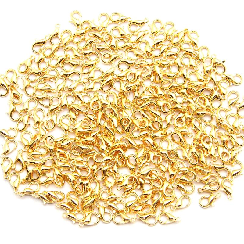 100 High Quality 12Mm Alloy Lobster Claw Jewelry Accessories 3