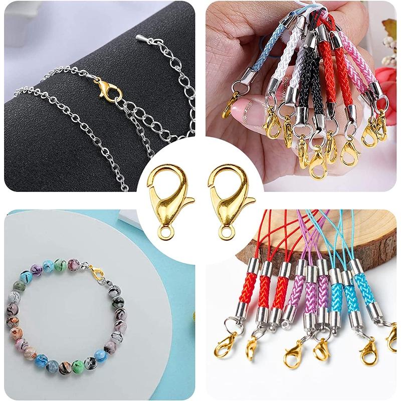 100 High Quality 12Mm Alloy Lobster Claw Jewelry Accessories 5