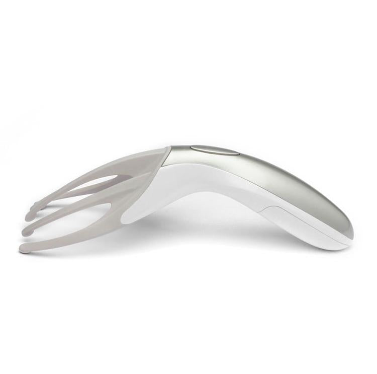 Portable Multifunctional Head Massager Comb Battery Powered Gold 3