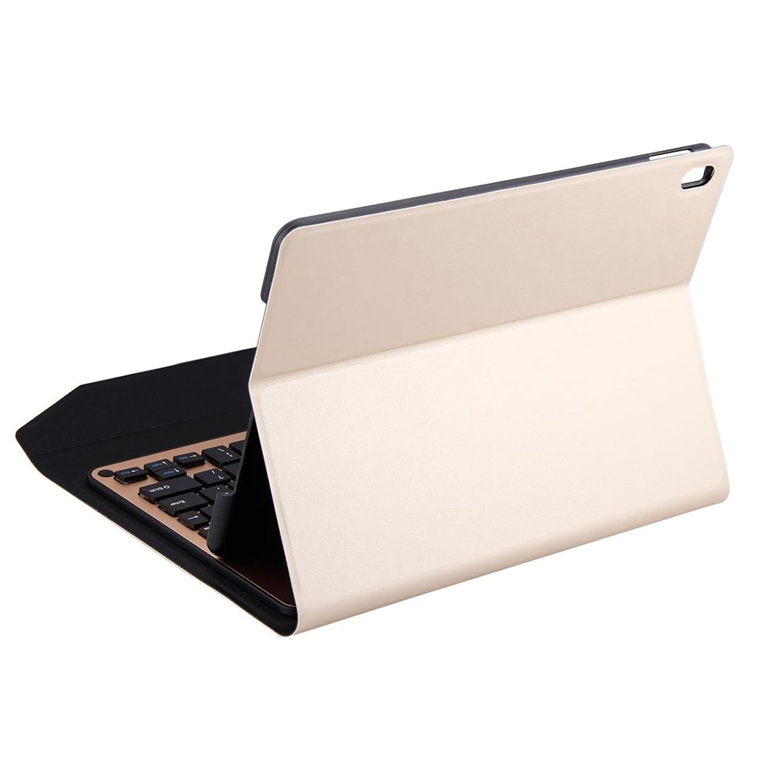 Aluminum Keyboard & Leather Tablet Case For Ipad Pro 10.5 / Air 2019 - Bluetooth Detachable Water Repellent - Gold 11