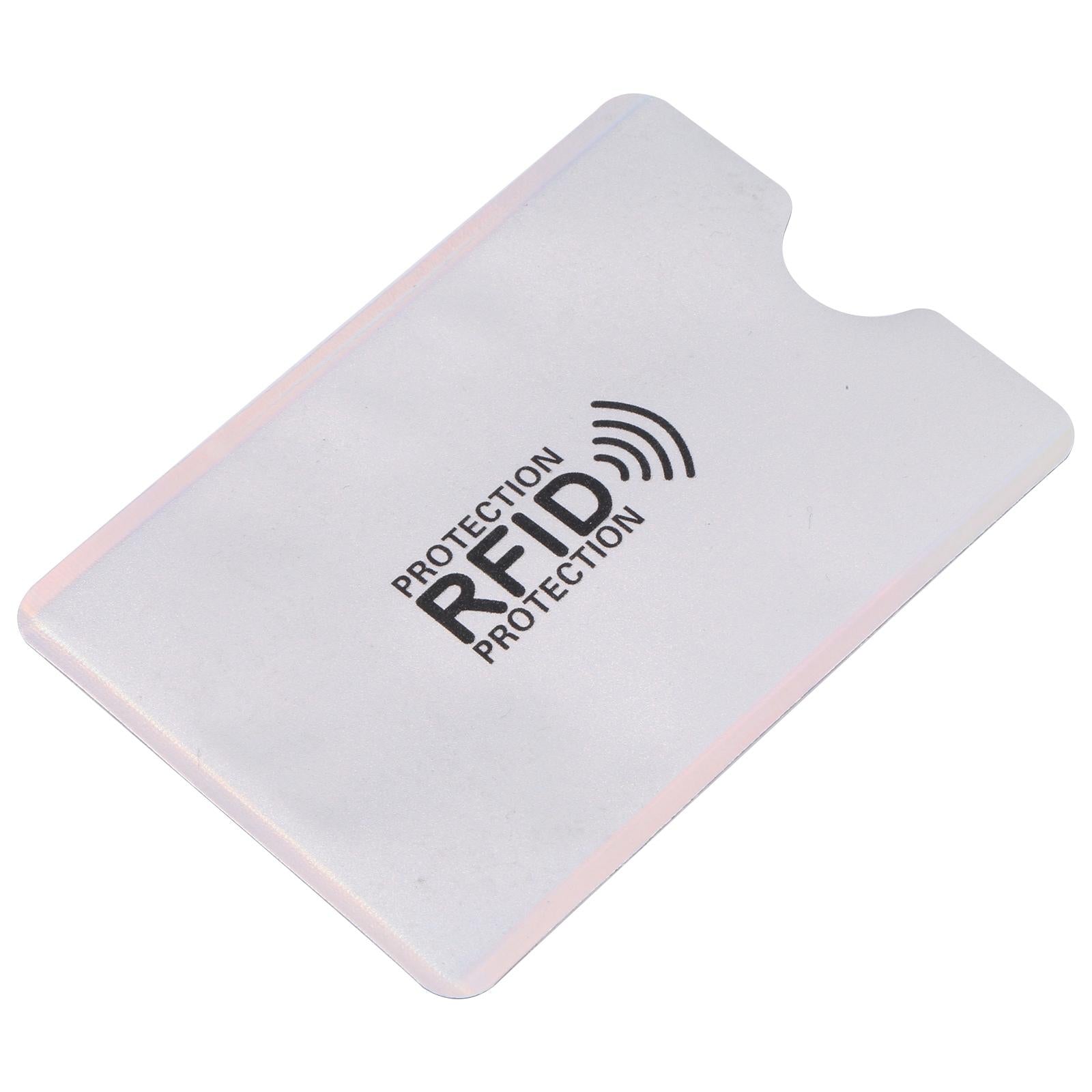 100 Rfid Blocking Aluminum Foil Card Sleeves - Pack - Gold 6
