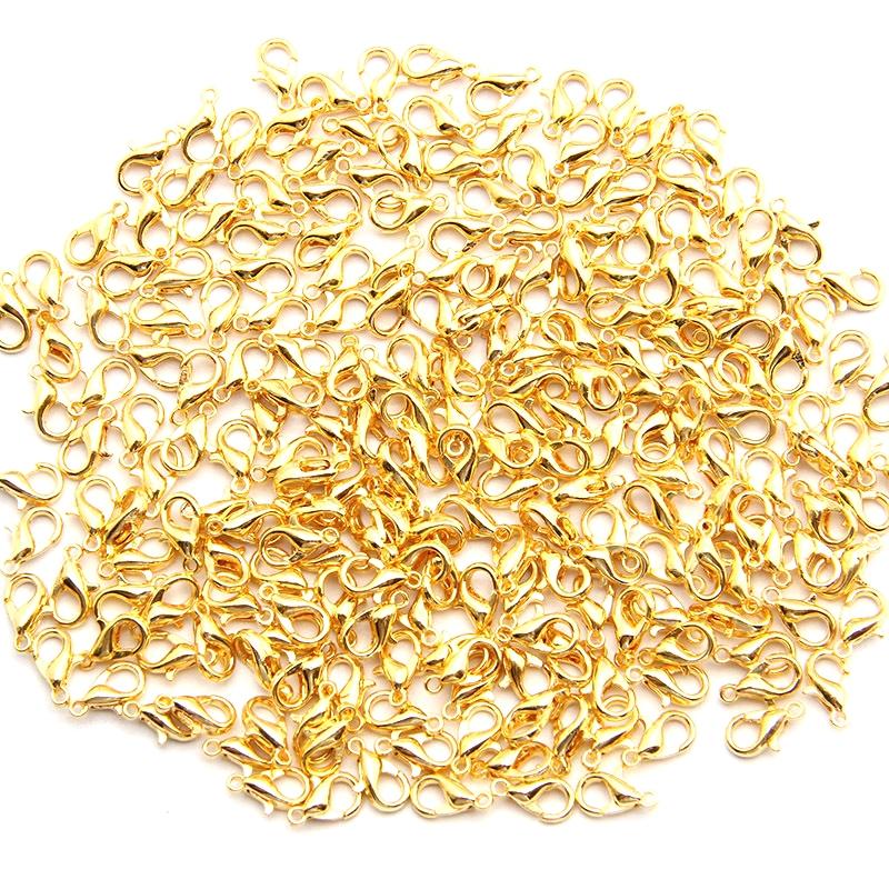 12Mm High Quality Alloy Lobster Claw For Diy Jewelry - Gold 10