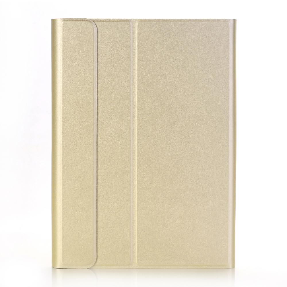 10.2 Ipad Bluetooth Keyboard Case With Stand - Ultra-Thin & Detachable - Gold 3