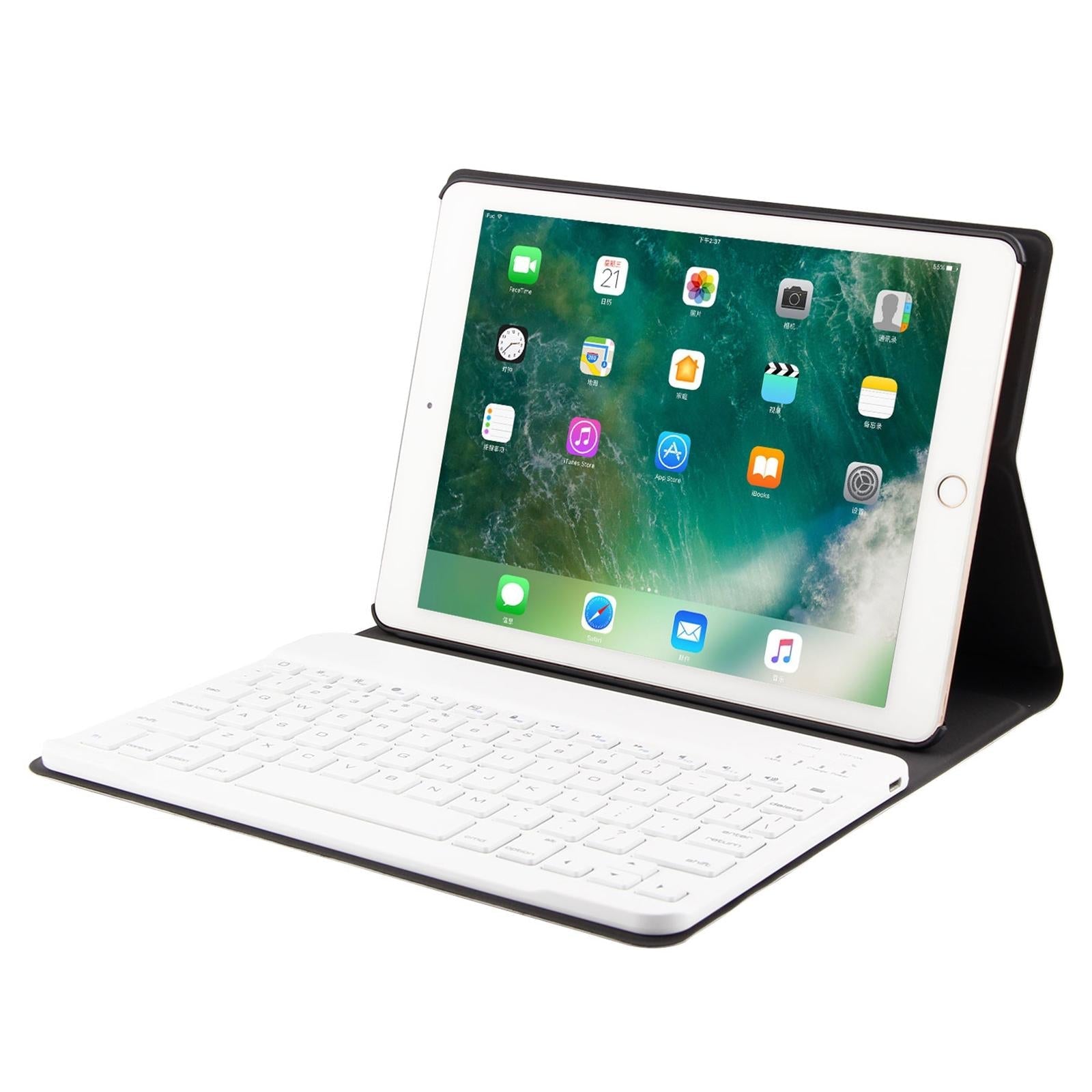 Bluetooth Keyboard & Leather Tablet Case For Ipad Air / Pro 9.7 - Three-Gear Angle Adjustment Magnetic Sleep Function - Abs Brushed Texture - Gold 5
