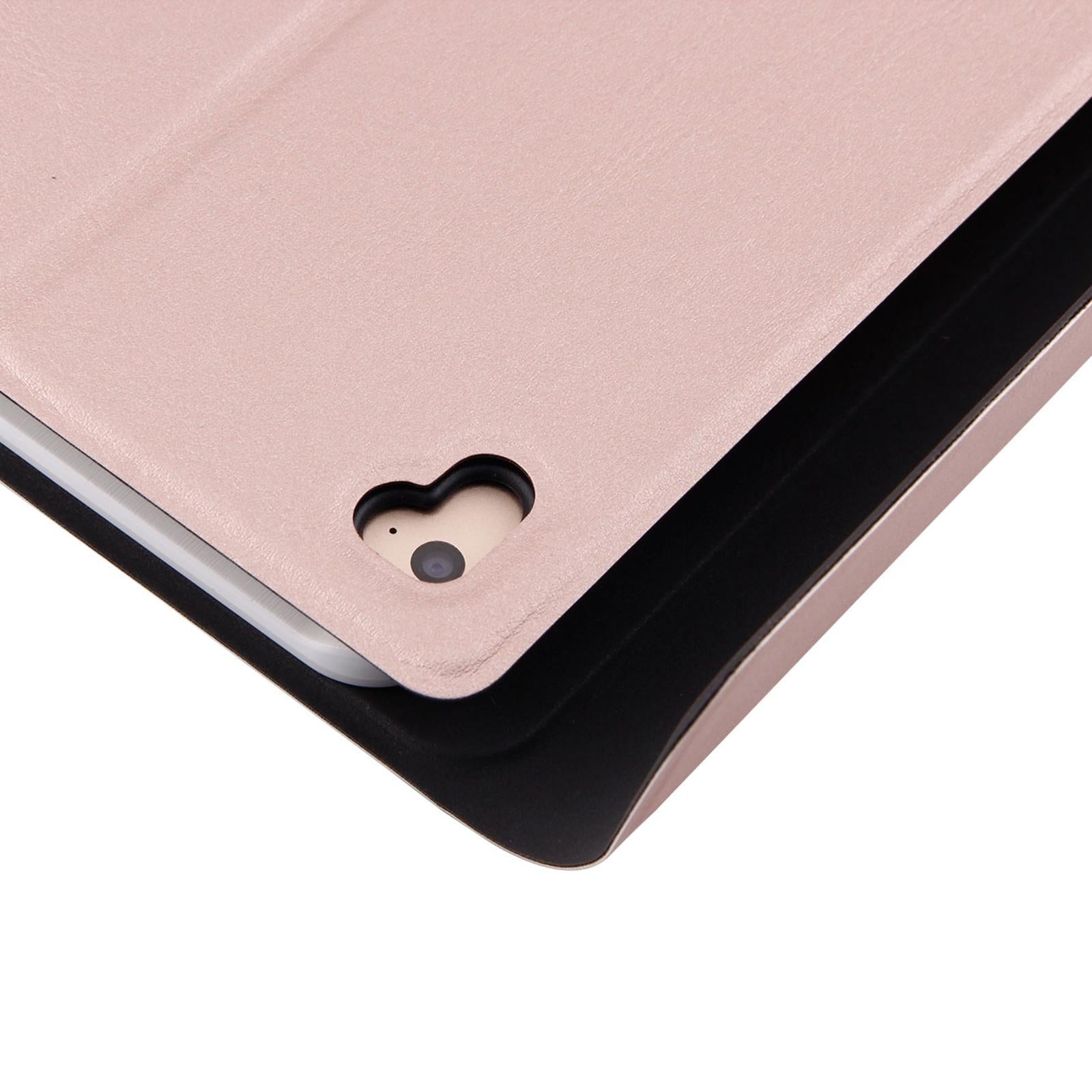 Bluetooth Keyboard & Leather Tablet Case For Ipad Air / Pro 9.7 - Three-Gear Angle Adjustment Magnetic Sleep Function - Abs Brushed Texture - Gold 12