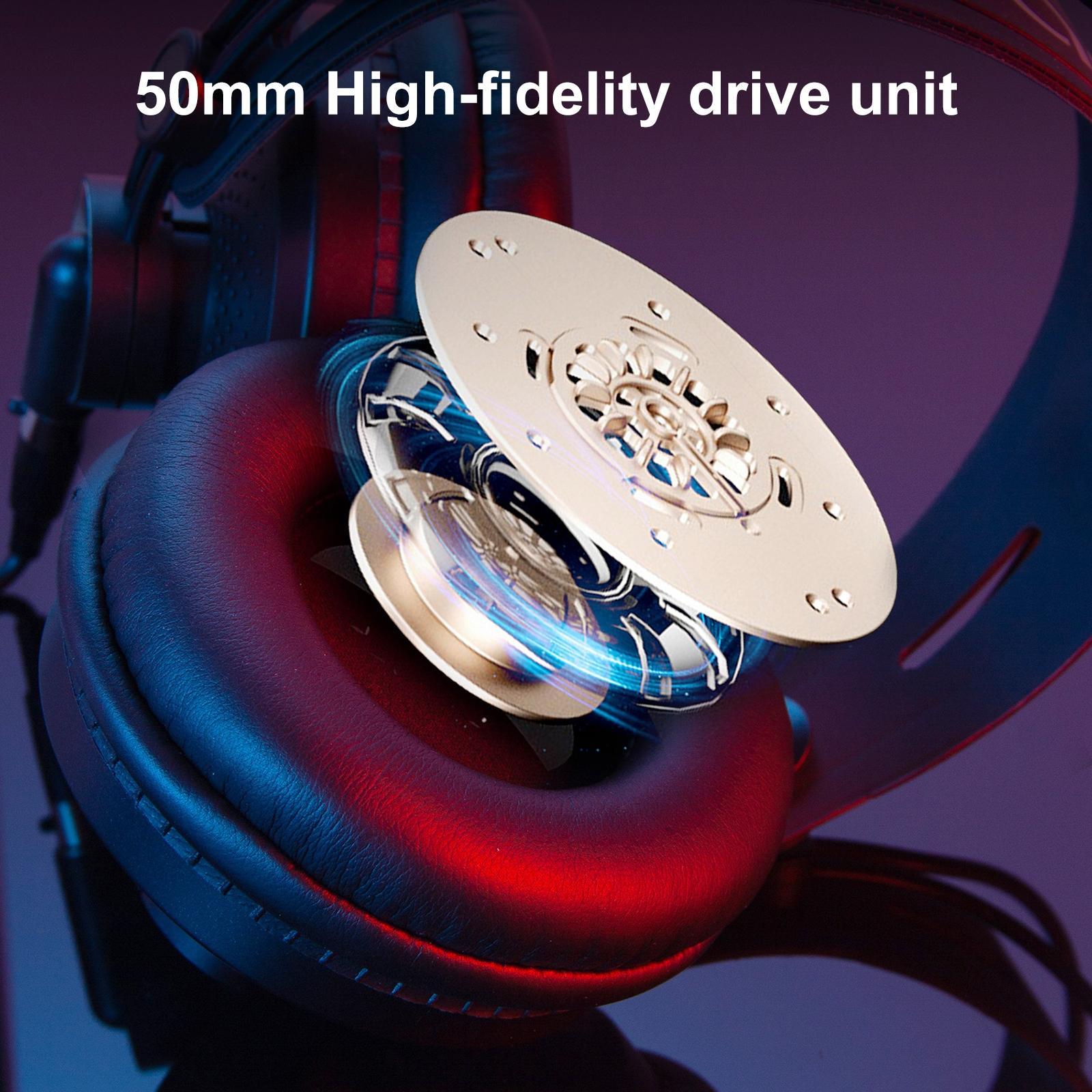 Black Gold Recording Headphones Yanmai D68 4