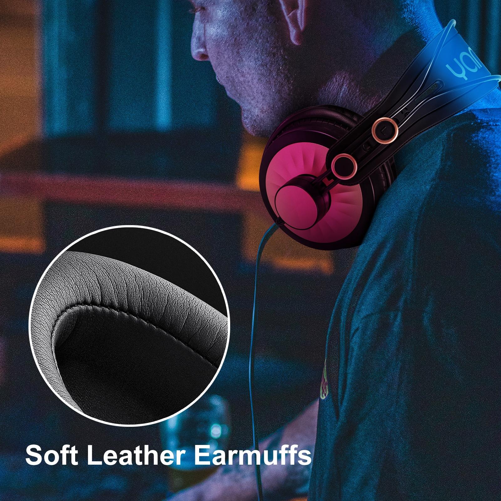 Black Gold Recording Headphones Yanmai D68 6