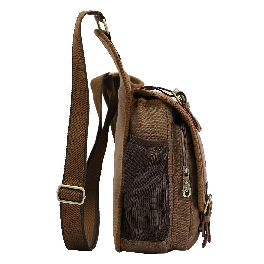 Canvas Crossbody Bag For Men Retro Style 6