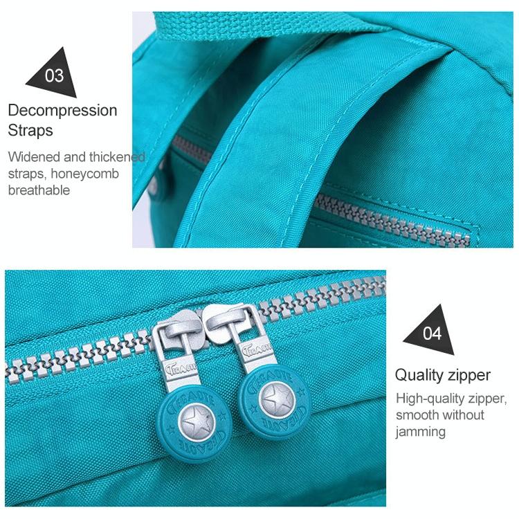 Versatile Teen Backpack for School & Travel - 27x13x37cm - Purple Red 13