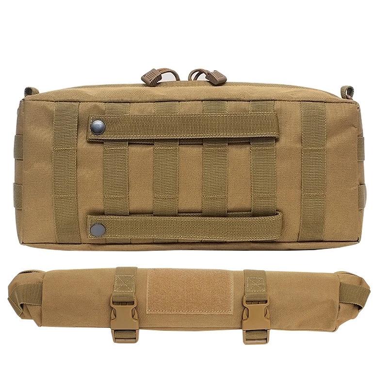 Waterproof Nylon Messenger Bag Multifunctional Outdoor Gear - Khaki 4