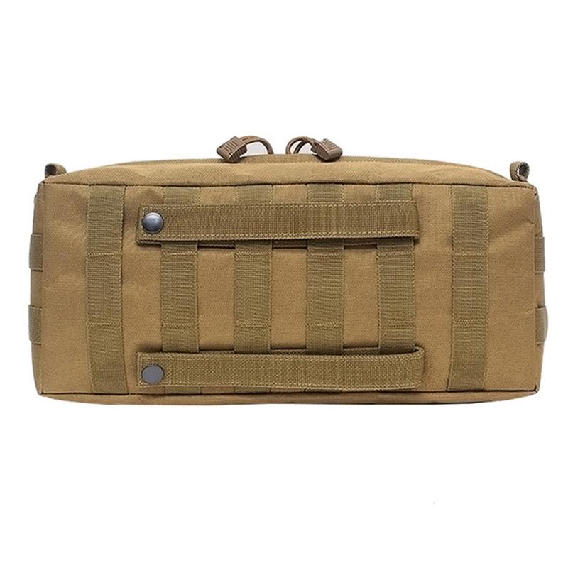 Waterproof Nylon Messenger Bag Multifunctional Outdoor Gear - Khaki 8