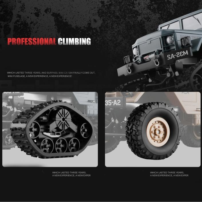 Off-road Climbing Truck for Kids with Wifi Control and Led Lights - Khaki 6