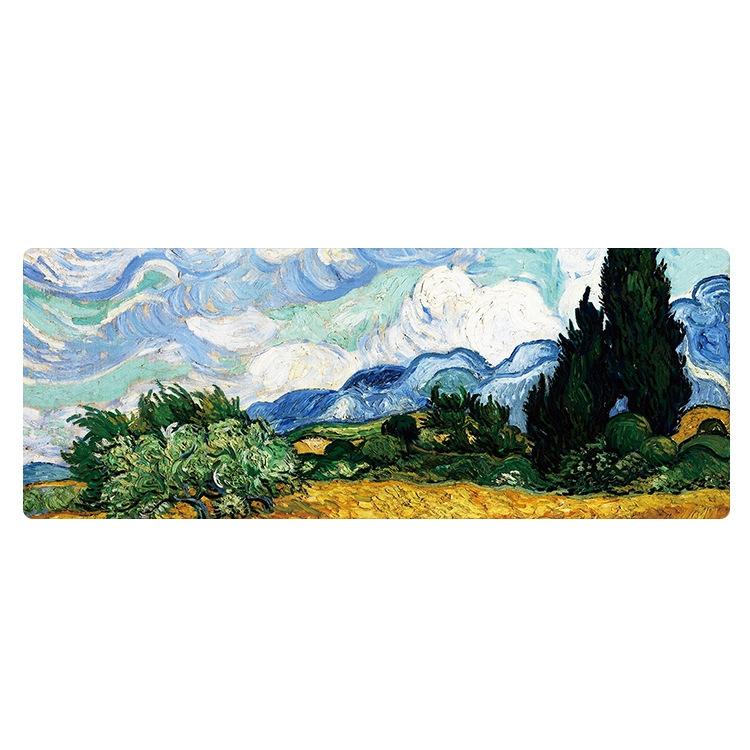 Large Desk Mouse Pad For Oil Painting - Iris 10