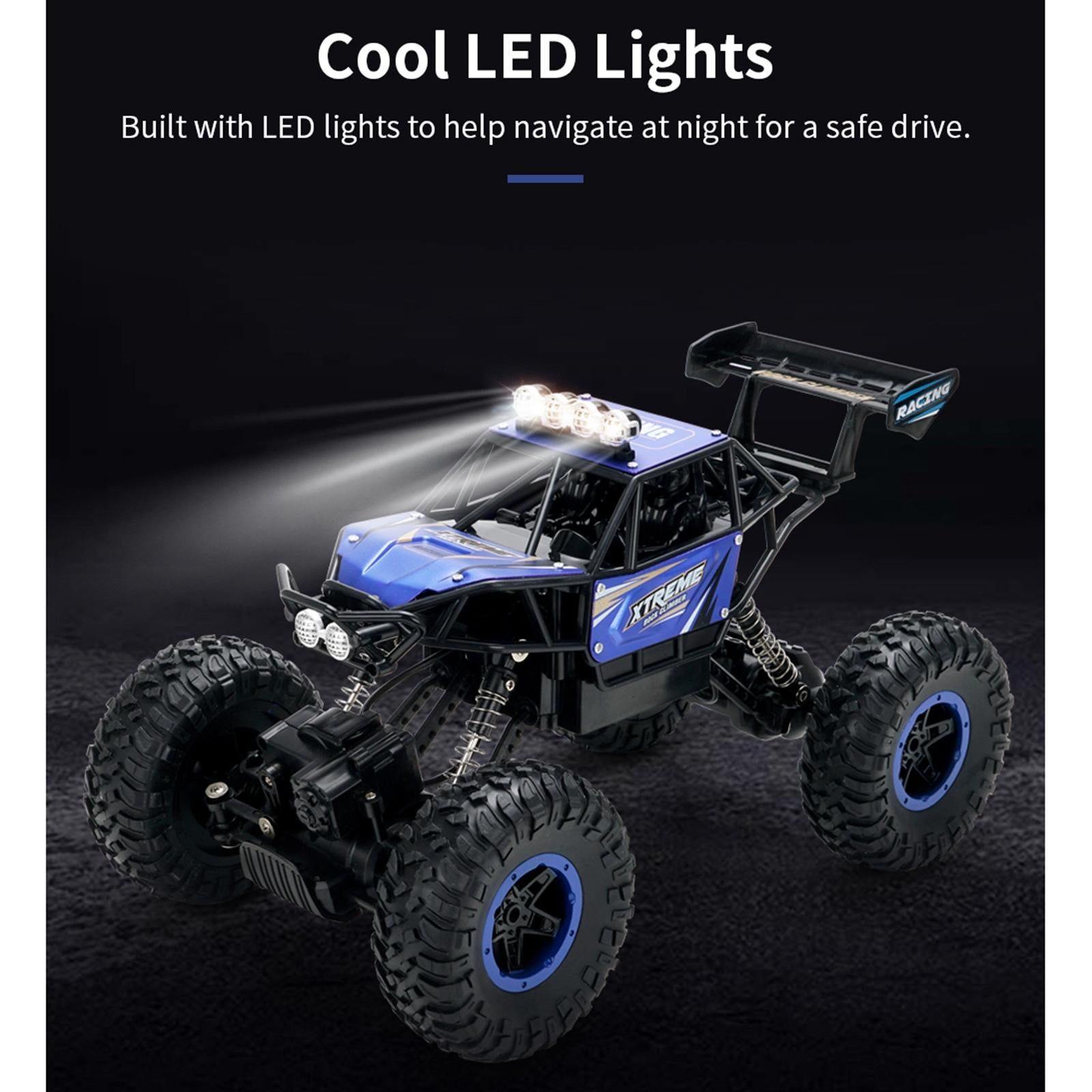 Alloy Climbing Car - 1 14 4wd Remote Control - Blue 5