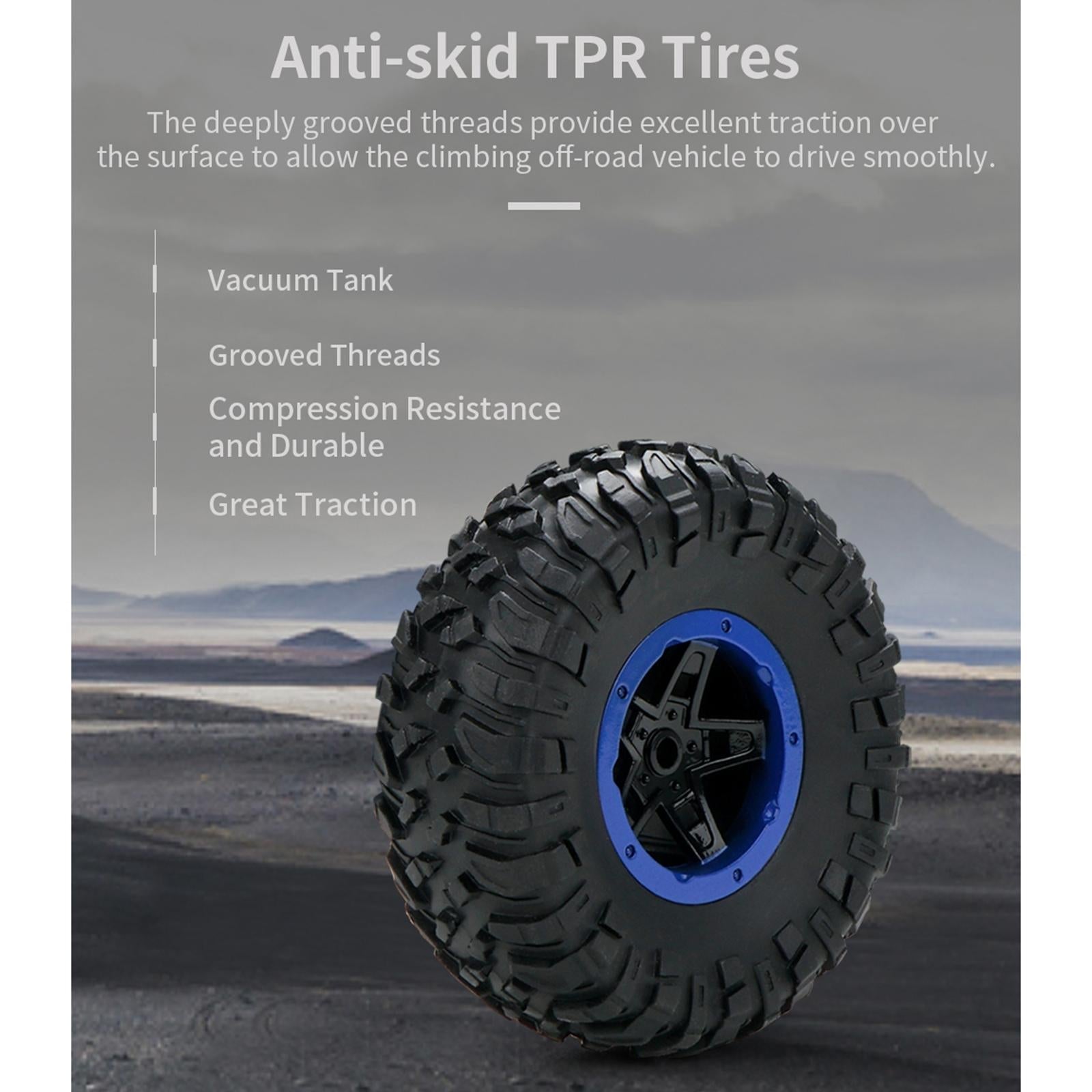 Alloy Climbing Car - 1 14 4wd Remote Control - Blue 7