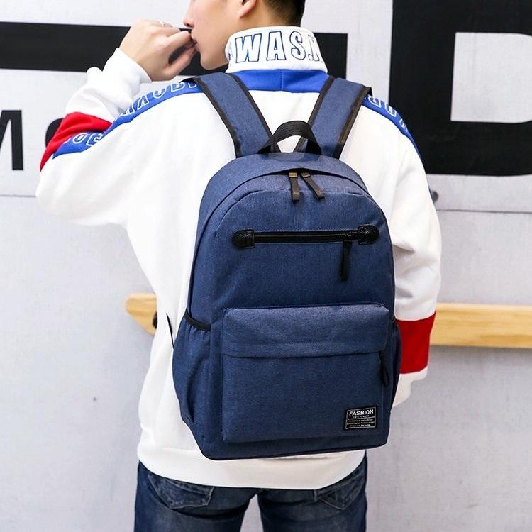 Outdoor Travel Usb Backpack - Compact & Durable - Blue