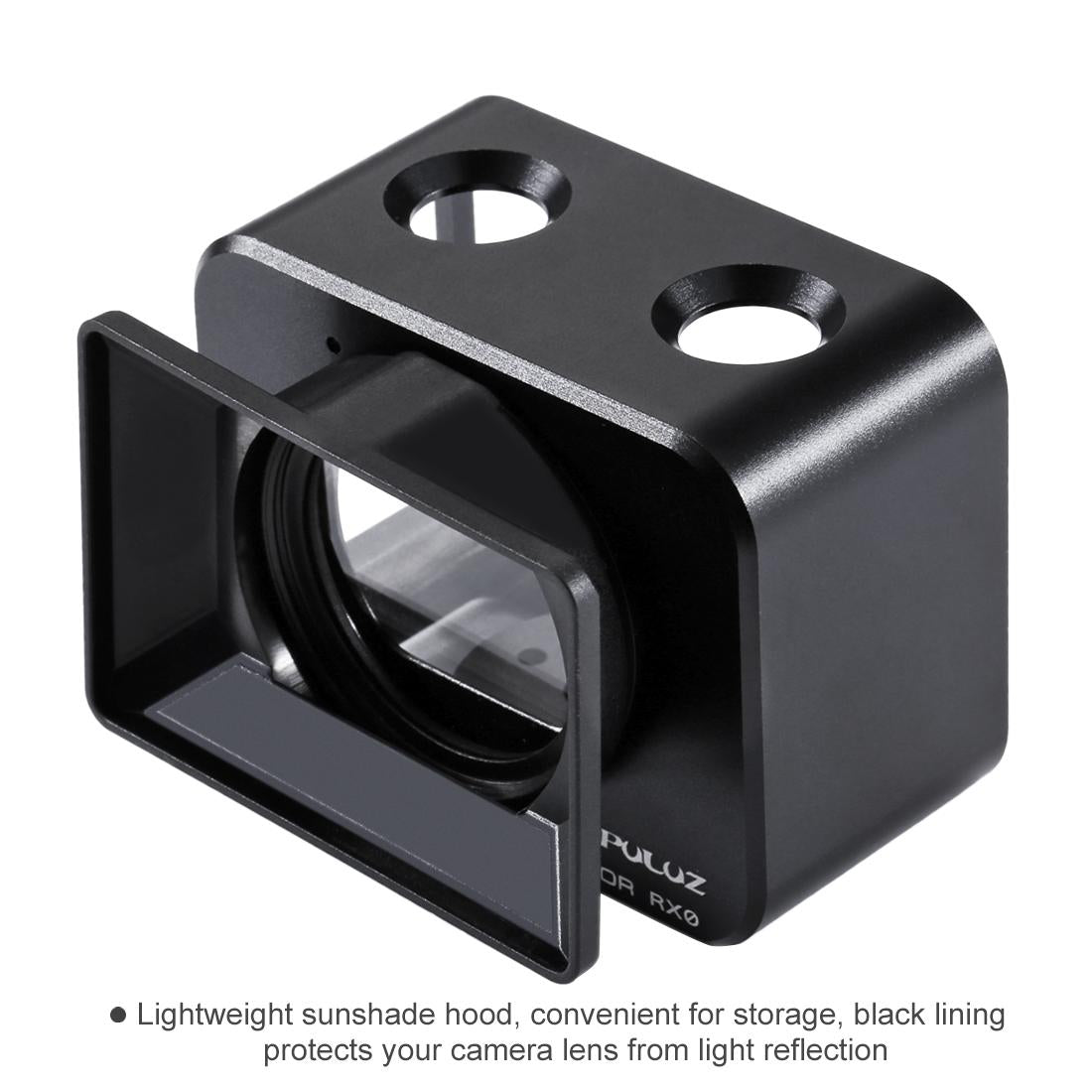 Sony Rx0 Protective Cage with 37mm Lens and Sunshade - Blue 8