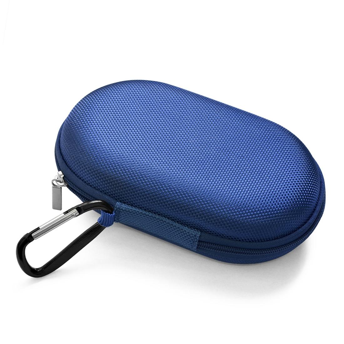 Protective Bag with Carabiner for b & o Beoplay P2 Bluetooth Speaker 2 Pcs - Blue 4