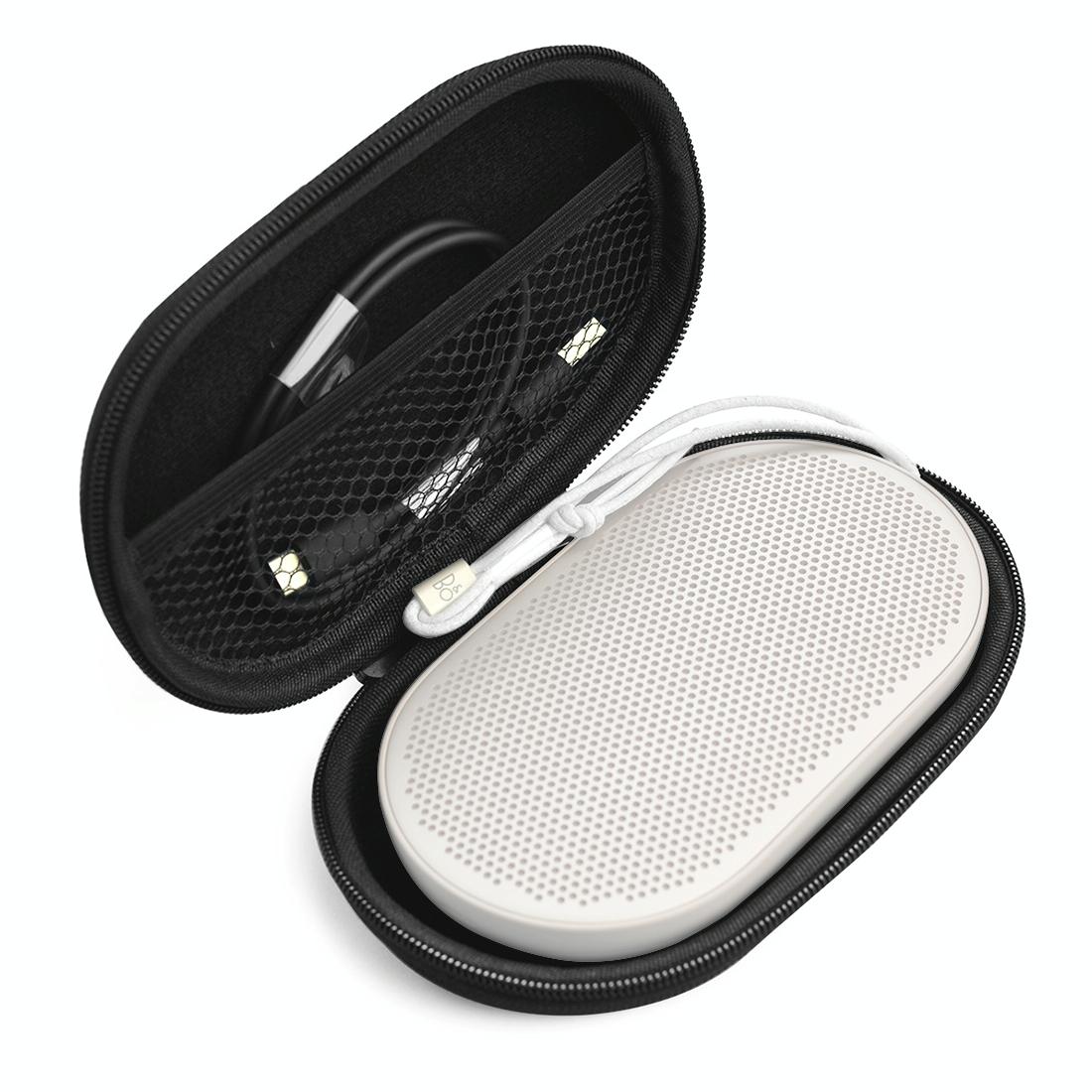 Protective Bag with Carabiner for b & o Beoplay P2 Bluetooth Speaker 2 Pcs - Blue 13