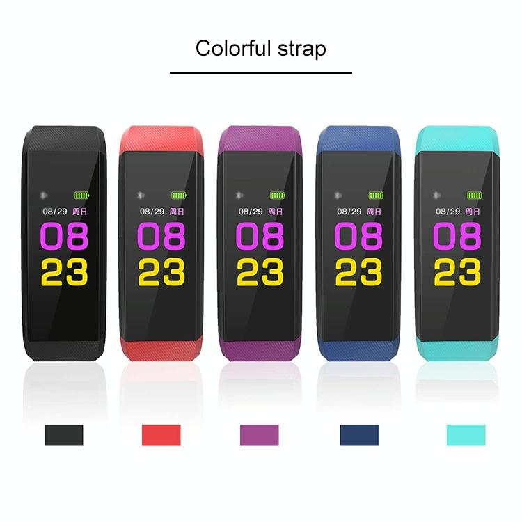 Smart Oled Bracelet With Call Reminder And Health Monitoring - Blue 11