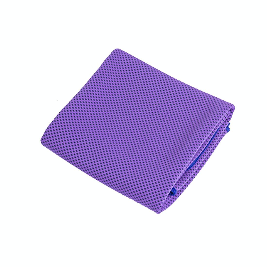 2-pack Enduring Ice Towels - Microfiber Fabric 30*100cm - Ideal for Gym and Sports - Purple 14