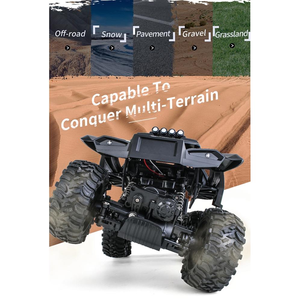 6-drive 2.4g Rc Off-road Car - Remote Control Vehicle - Blue 5