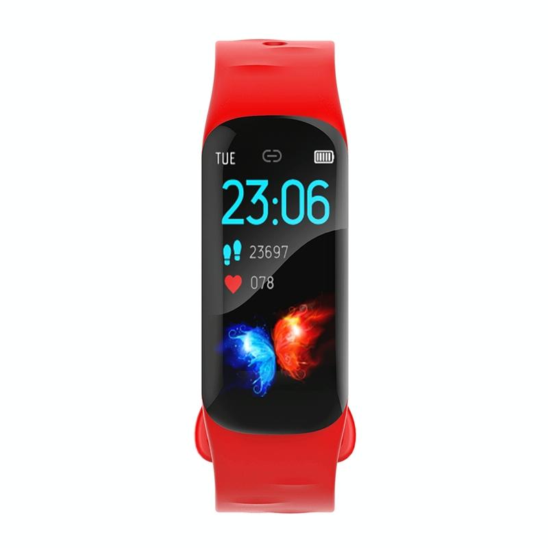 Waterproof Smart Bracelet With Step Heart And Sleep Monitoring - Ip67 - Blue 3