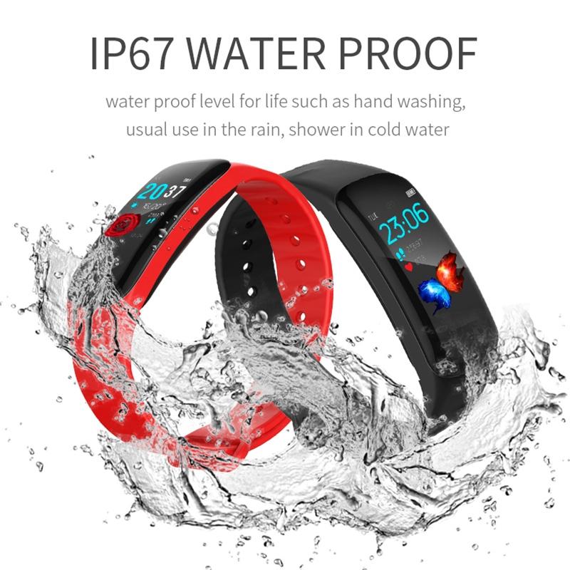 Waterproof Smart Bracelet With Step Heart And Sleep Monitoring - Ip67 - Blue 8