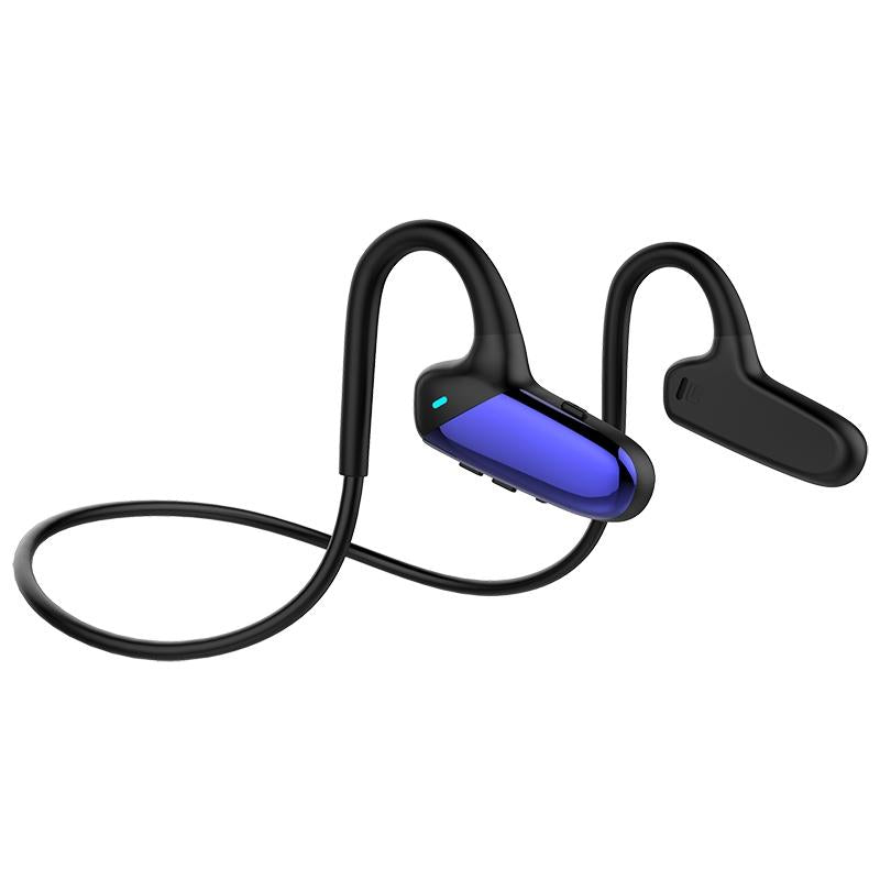 Waterproof Bone Conduction Bluetooth Earphones 5.0 for Sports - Blue 13