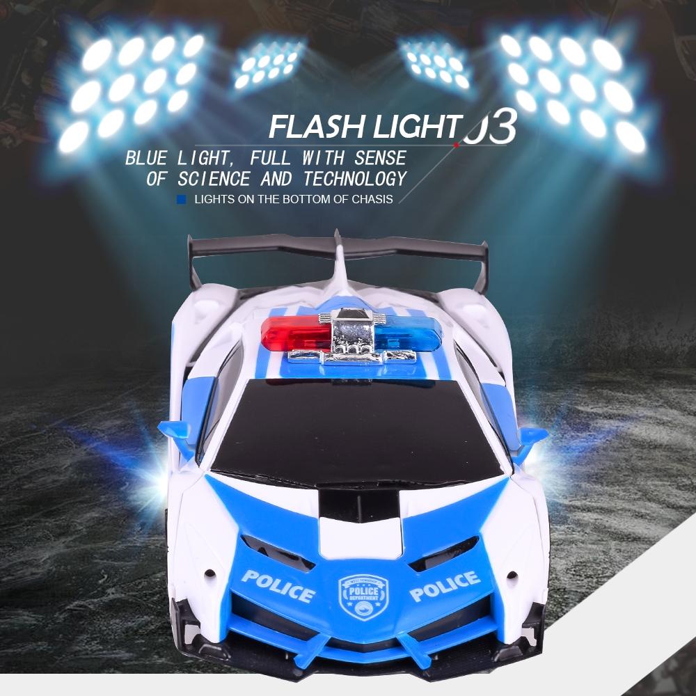 Remote Control Deformed Car - 4 Channels Blue 5