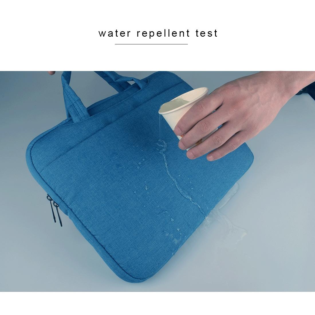 13.3 Inch Laptop Tablet Bag With Multiple Pockets And Soft Oxford Cloth Handle - Blue 7