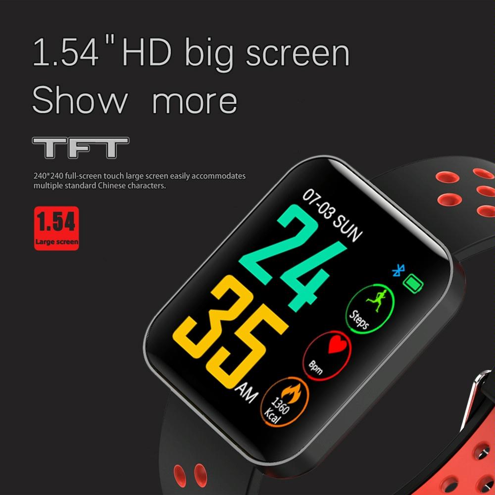 Waterproof Smart Bracelet With Tft Screen And Health Monitoring - Blue 5