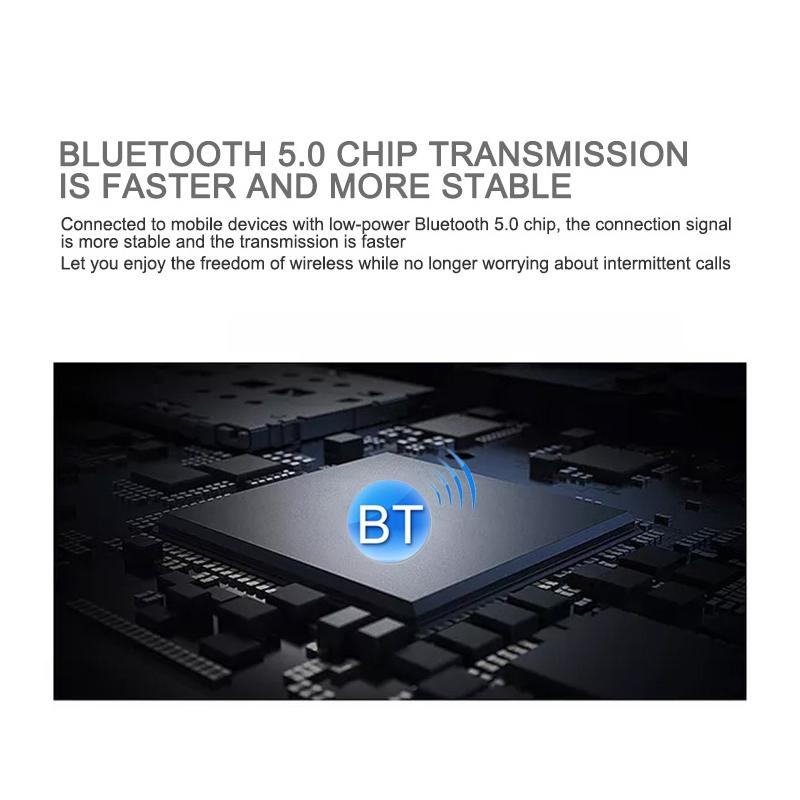 Wireless Touch Earphones with Magnetic Charging Box - Bluetooth 5.0 - Blue 11