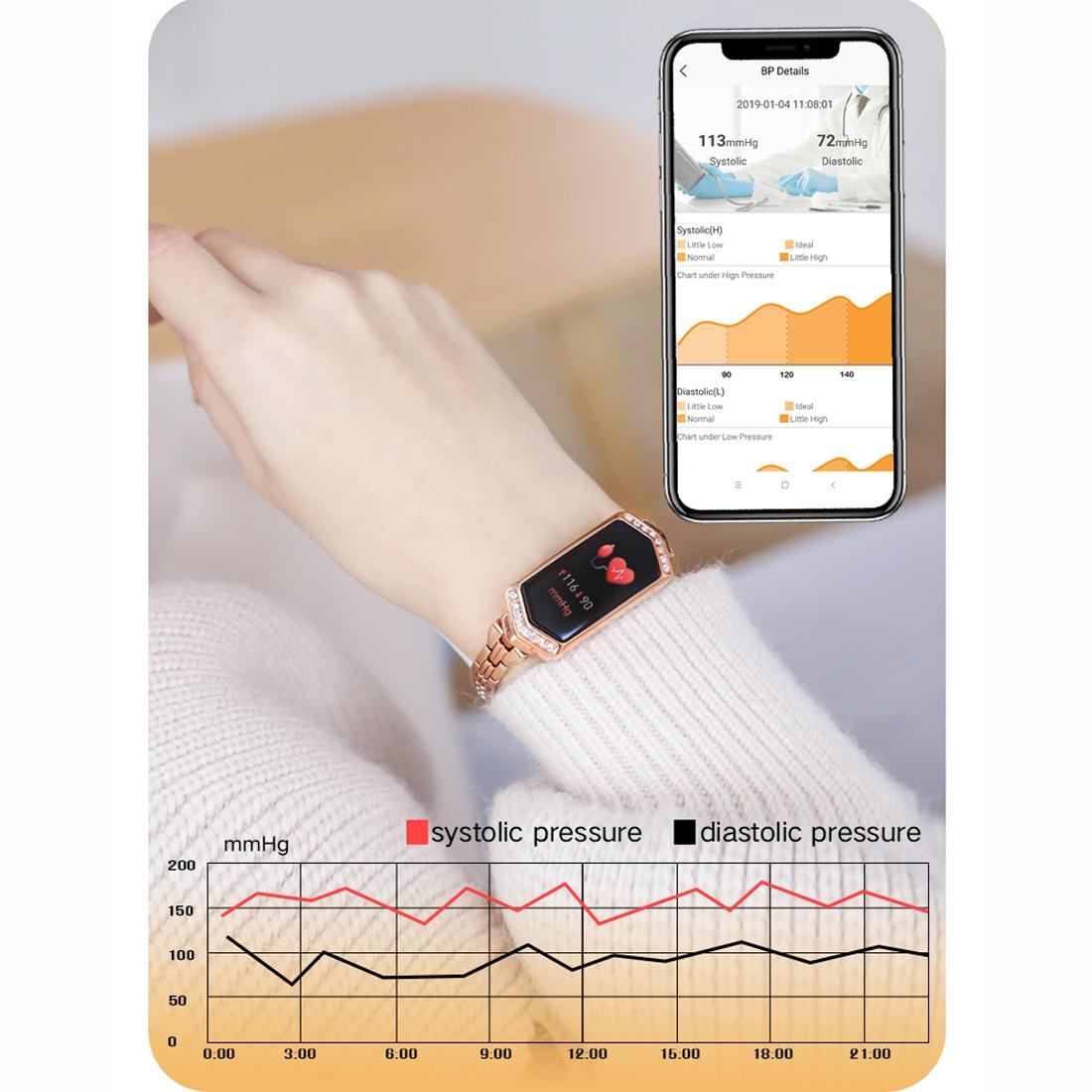 Smart Watch With Heart Rate Blood Oxygen And Sleep Monitoring - Ip67 Waterproof - Blue 8