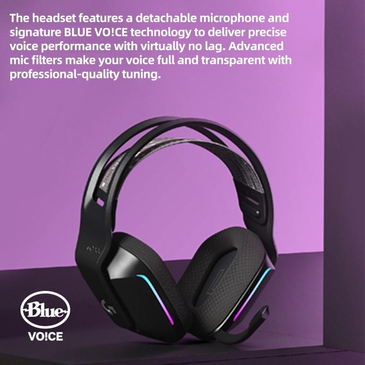 Wireless Rgb Gaming Headset With Light Speed - Blue 6