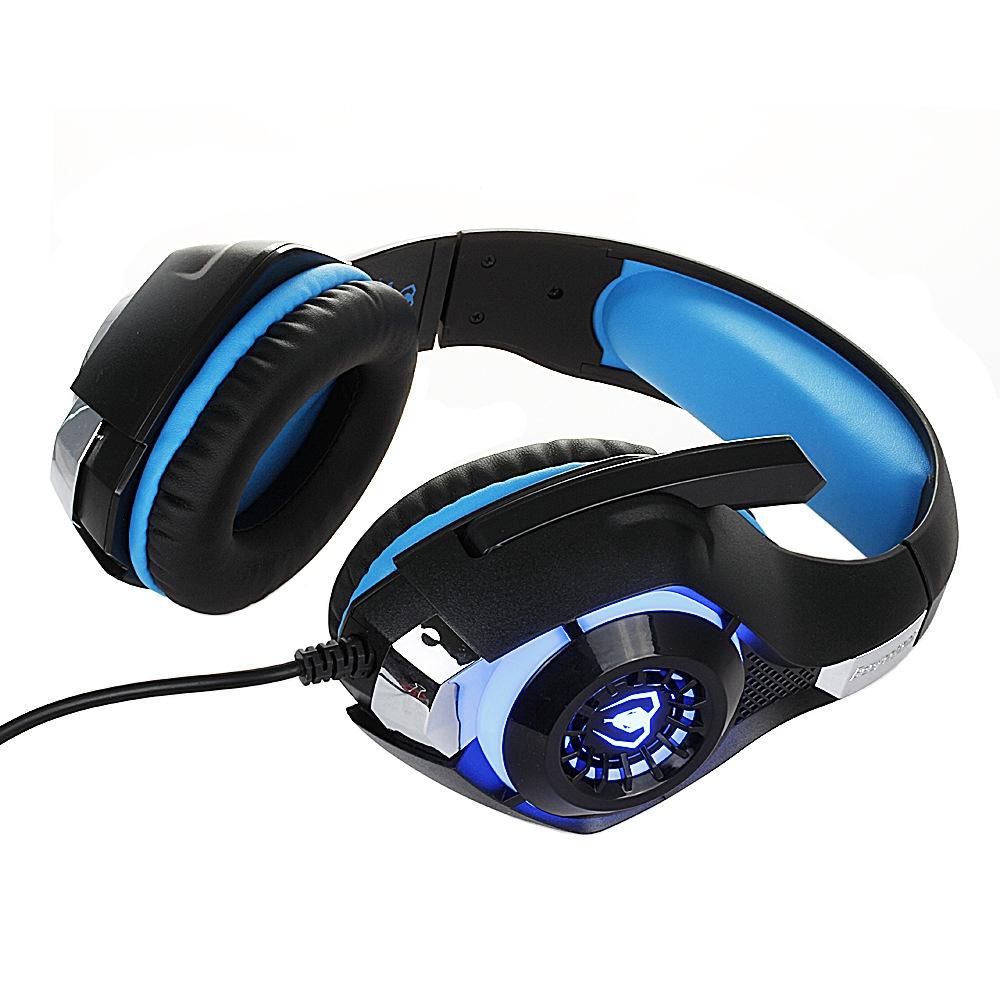 Gm-1 Gaming Headset With Mic & Led Blue 3
