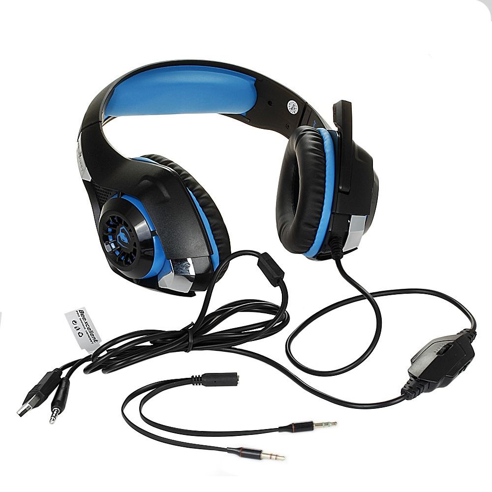 Gm-1 Gaming Headset With Mic & Led Blue 5