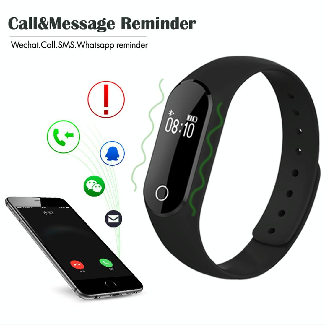 Waterproof Oled Smart Bracelet With Bluetooth Hr Monitor Pedometer And Remote Capture For Android / Ios - Blue 11